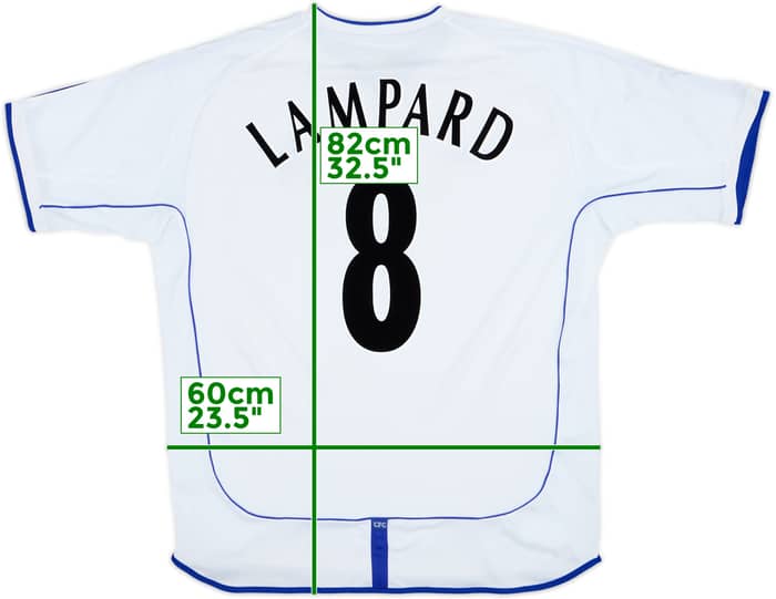 2001-03 Chelsea Away Shirt Lampard #8 - 9/10 - (XL)
