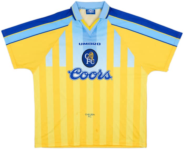 1996-97 Chelsea Away Shirt Gullit #4 - 7/10 - (XXL)