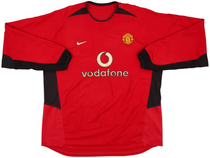 2002-04 Manchester United Home L/S Shirt Ronaldo #7 - 6/10 - (3XL)