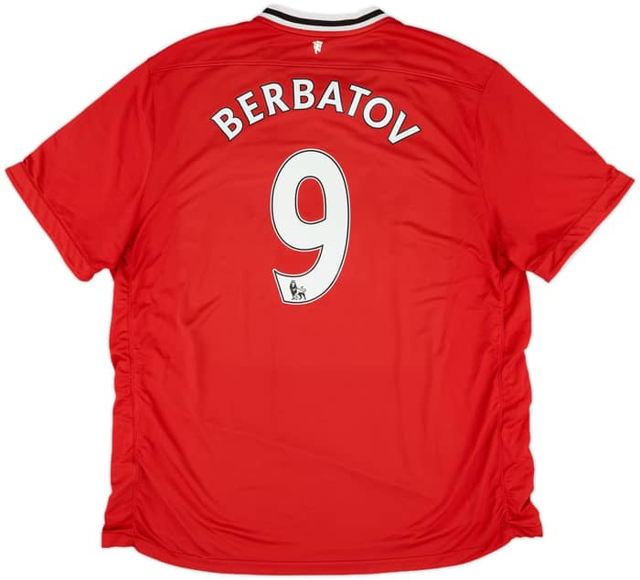 2011-12 Manchester United Home Shirt Berbatov #9 - 7/10 - (3XL)