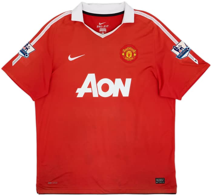 2010-11 Manchester United Home Shirt Rooney #10 - 6/10 - (XL)