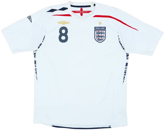 2007-09 England Home Shirt Lampard #8 - 6/10 - (XL)
