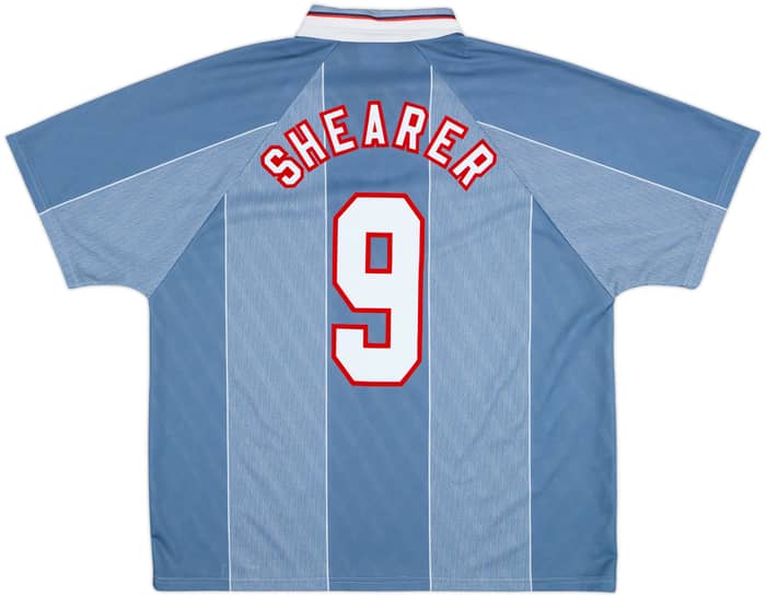 1996-97 England Away Shirt Shearer #9 - 9/10 - (XXL)