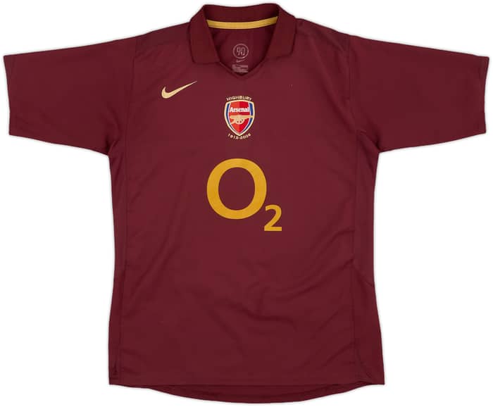 2005-06 Arsenal Home Shirt - 8/10 - (XL.Boys)