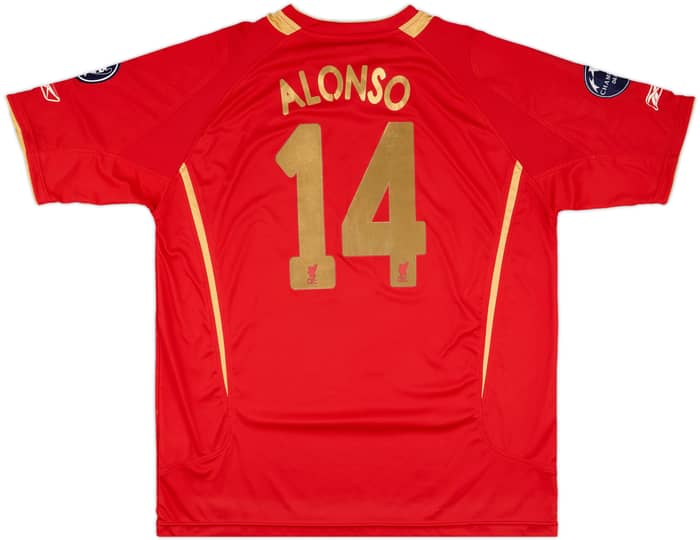 2005-06 Liverpool CL Home Shirt Alonso #14 - 5/10 - (XL)