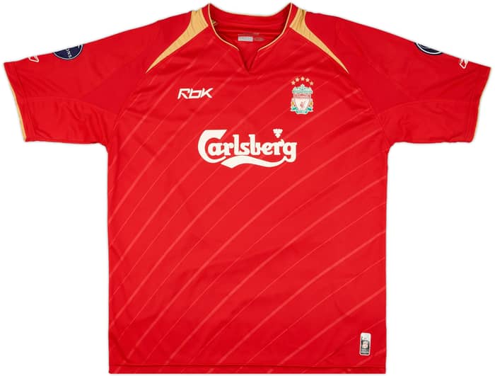 2005-06 Liverpool CL Home Shirt Alonso #14 - 5/10 - (XL)