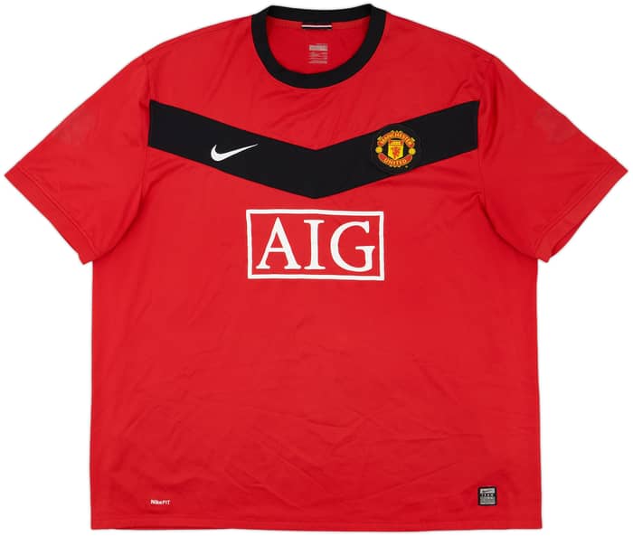 2009-10 Manchester United Home Shirt #16 - 6/10 - (3XL)