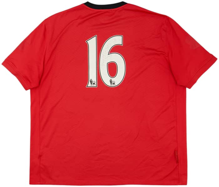 2009-10 Manchester United Home Shirt #16 - 6/10 - (3XL)
