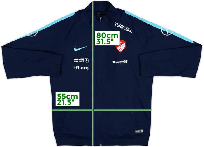 2017-18 Turkey Player Issue Nike Track Jacket - 7/10 - (L)