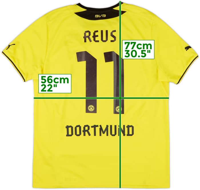 2013-14 Borussia Dortmund Home Shirt Reus #11 - 6/10 - (XL)