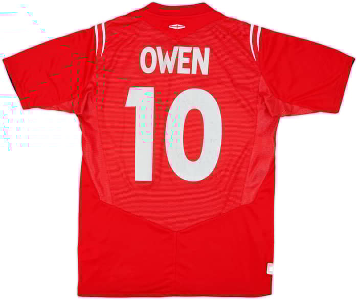 2004-06 England Away Shirt Owen #10 - 6/10 - (S)