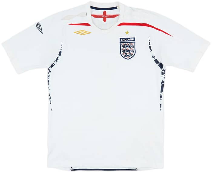 2007-09 England Home Shirt - 5/10 - (M)