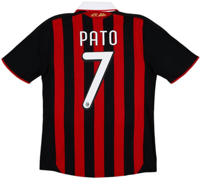 2009-10 AC Milan Home Shirt Pato #7 - 8/10 - (S)