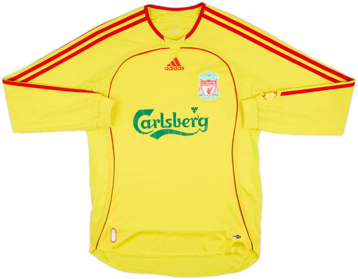 2006-07 Liverpool Away L/S Shirt Gerrard #8 - 9/10 - (S)