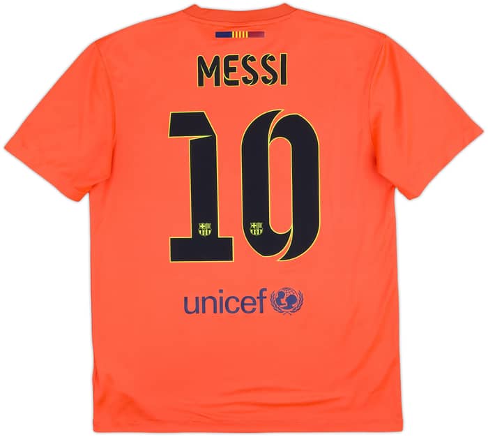 2014-15 Barcelona Basic Away Shirt Messi #10 - 9/10 - (M)