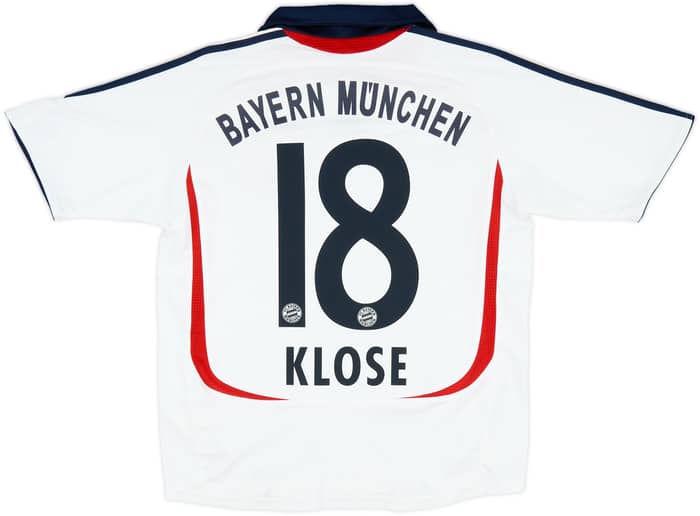2006-07 Bayern Munich Away Shirt Klose #18 - 8/10 - (L.Boys)