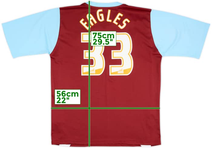 2010-11 Burnley Home Shirt Eagles #33 - 4/10 - (XL)