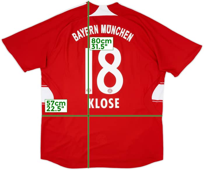 2008-09 Bayern Munich Home Shirt Klose #18 - 6/10 - (3XL)