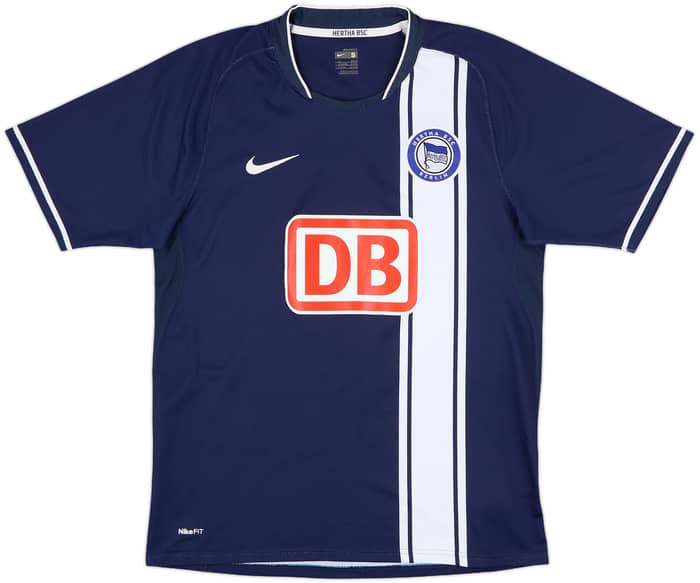 2007-08 Hertha Berlin Home Shirt Gilberto #6 - 7/10 - (S)