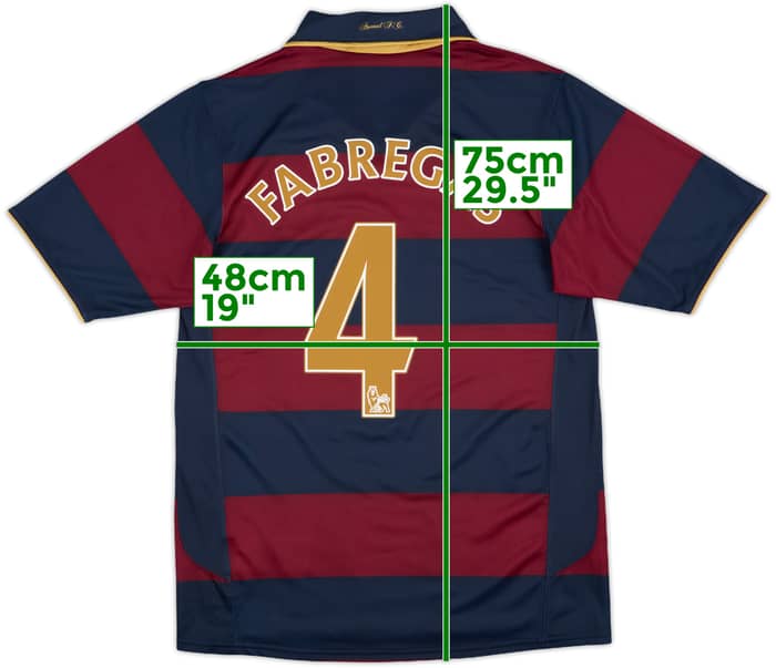 2007-08 Arsenal Third Shirt Fabregas #4 - 8/10 - (S)