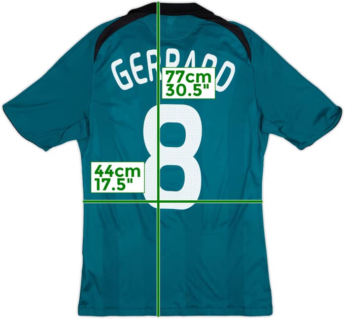 2008-09 Liverpool Third Shirt Gerrard #8 - 5/10 - (S)
