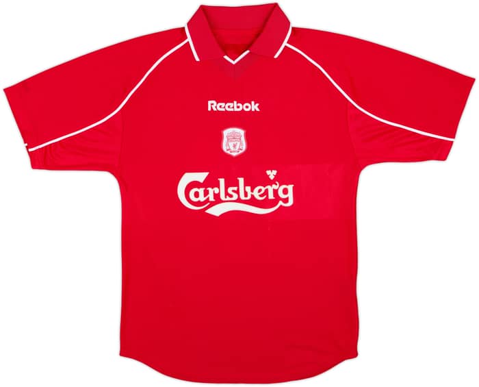 Camiseta de local del Liverpool 2000-02 Gerrard #17 - 6/10 - (Juvenil XL)