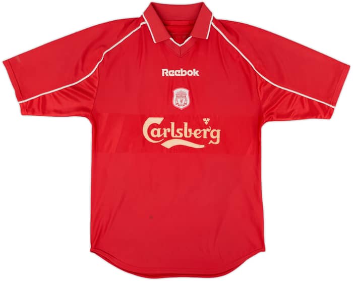 2000-02 Liverpool Home Shirt Gerrard #17 - 5/10 - (S)