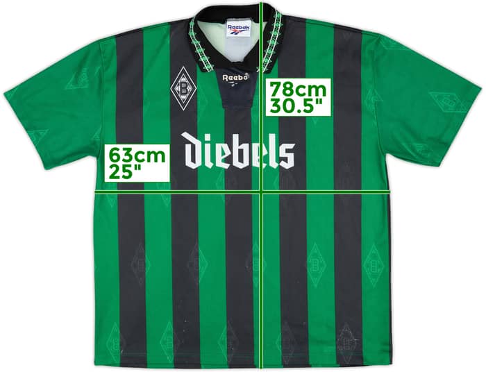 1995-96 Borussia Monchengladbach Away Shirt - 5/10 - (XXL)