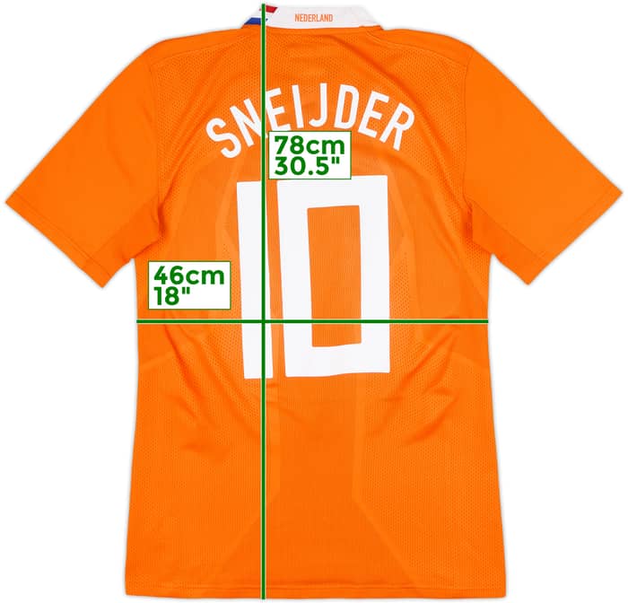 2008-10 Netherlands Limited Edition Player Issue Home Shirt Sneijder #10 - 9/10 - (L)