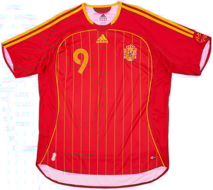 2006-08 Spain Home Shirt Torres #9 - 6/10 - (L)