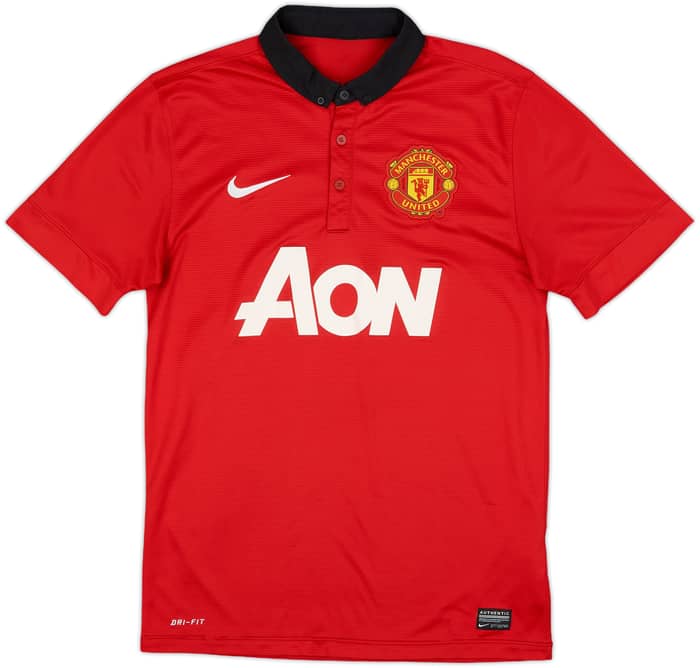 2013-14 Manchester United Home Shirt V.Persie #20 - 9/10 - (S)