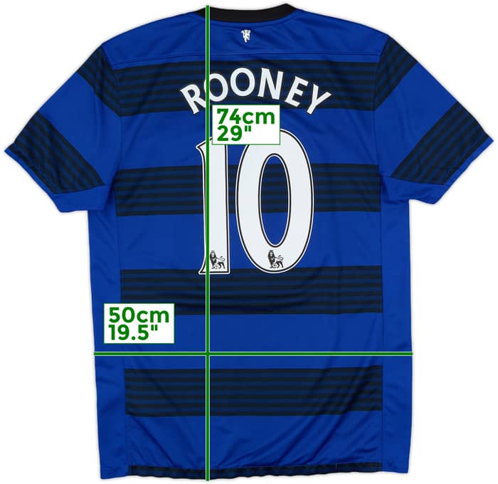 2011-13 Manchester United Away Shirt Rooney #10 - 7/10 - (M)