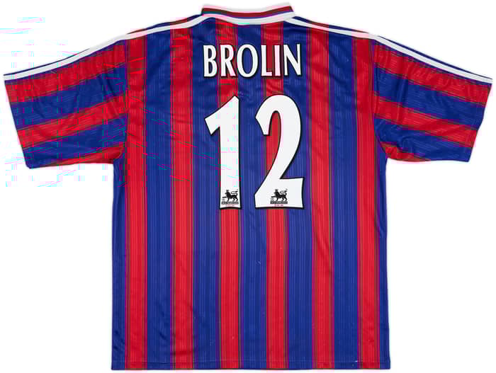 1996-98 Crystal Palace Home Shirt Brolin #12 - 7/10 - (XXL)