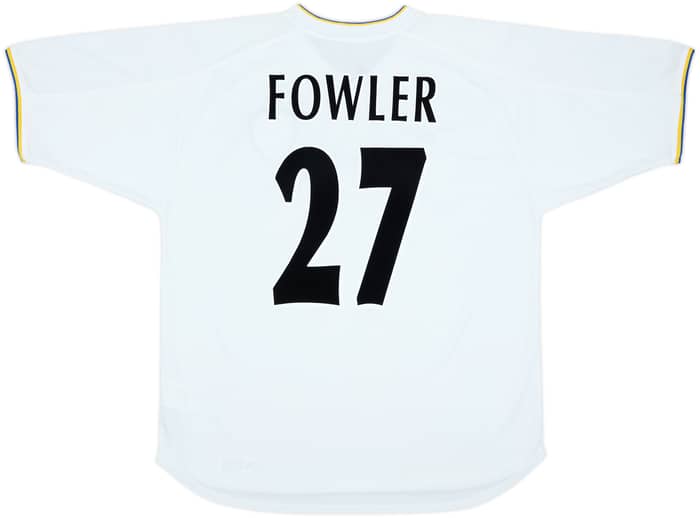 2000-02 Leeds United Home Shirt Fowler #27 - 7/10 - (L)