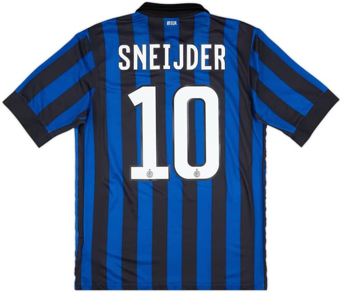 2011-12 Inter Milan Home Shirt Sneijder #10 - 6/10 - (M)