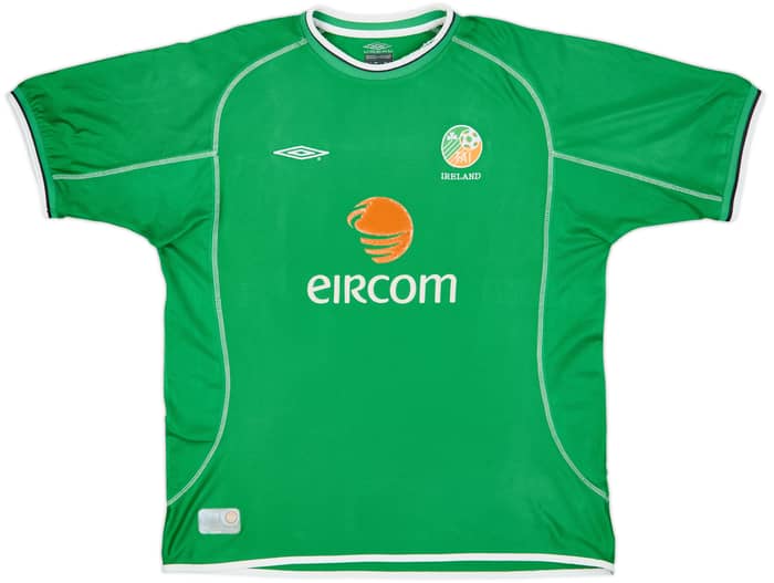 2001-03 Ireland Home Shirt R.Keane #10 - 6/10 - (XXL)
