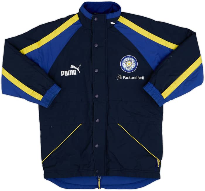1996-98 Leeds United Puma Padded Bench Coat - 8/10 - (S)