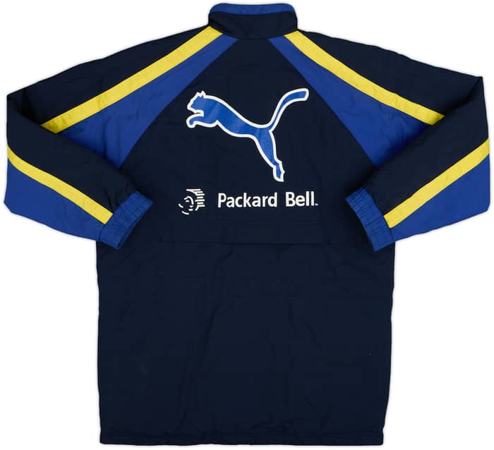 1996-98 Leeds United Puma Padded Bench Coat - 8/10 - (S)