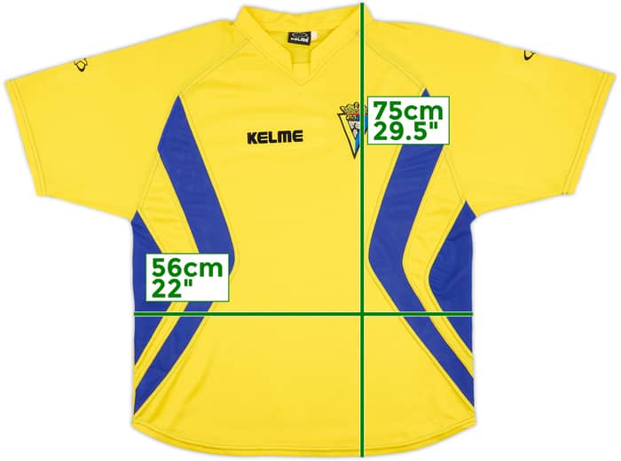 2003-04 Cadiz Home Shirt - 8/10 - (L)