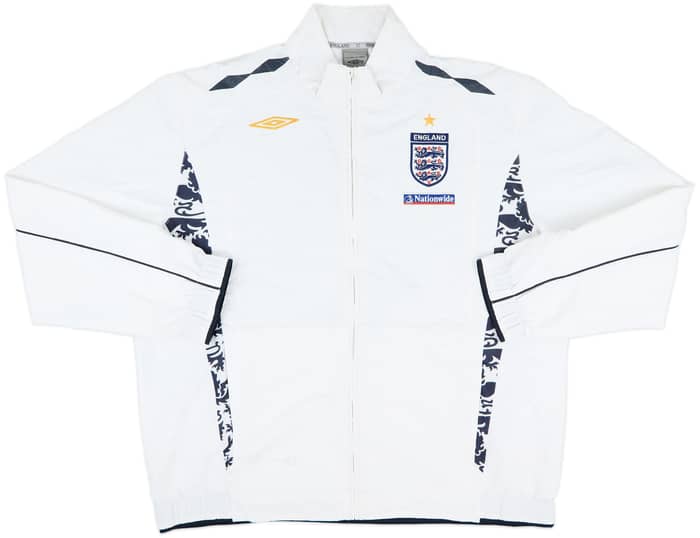 2007-08 England Umbro Track Jacket - 7/10 - (XXL)