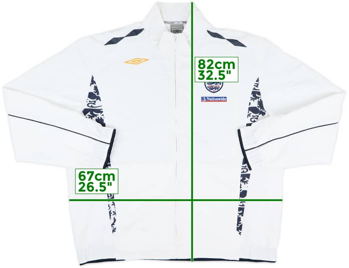 2007-08 England Umbro Track Jacket - 7/10 - (XXL)