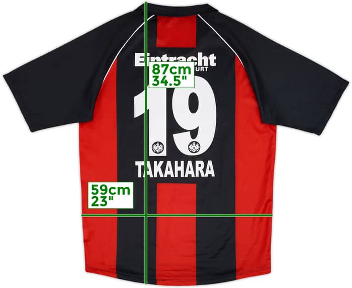2006-07 Eintracht Frankfurt Home Shirt Takahara #19 - 8/10 - (XXL)