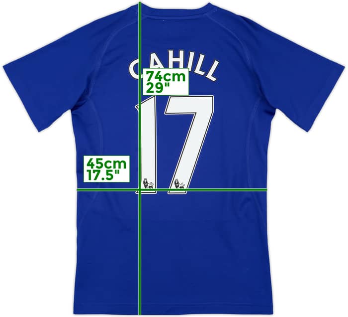 2010-11 Everton Home Shirt Cahill #17 - 9/10 - (S)