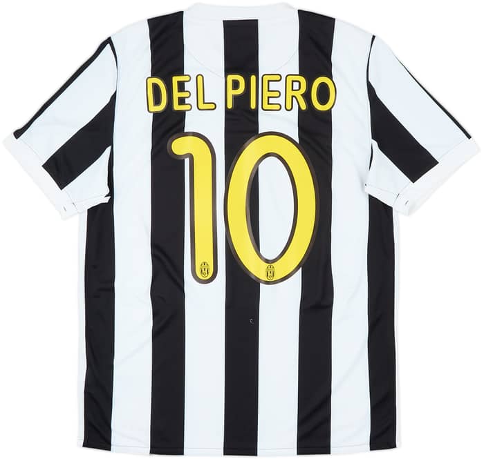 2009-10 Juventus Home Shirt Del Piero #10 - 6/10 - (M)