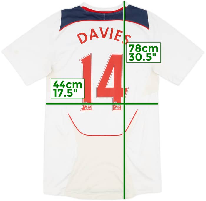 2008-09 Bolton Home Shirt Davies #14 - 6/10 - (S)