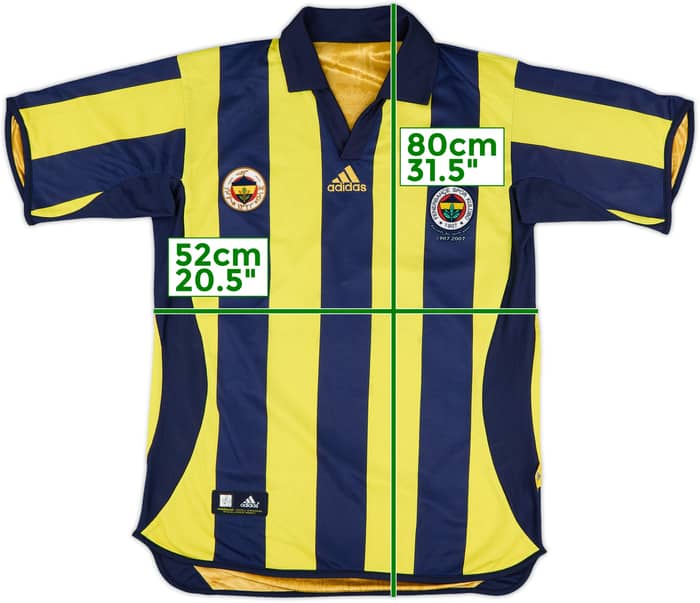 2006-07 Fenerbahce Centenary Home/Away Shirt - 5/10 - (S)