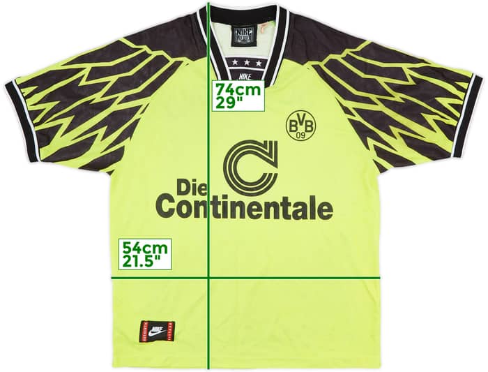 1994-95 Borussia Dortmund Home Shirt - 5/10 - (L)