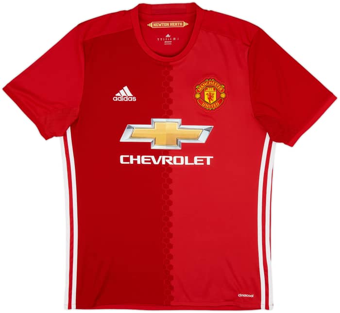 2016-17 Manchester United Home Shirt Pogba #6 - 9/10 - (M)