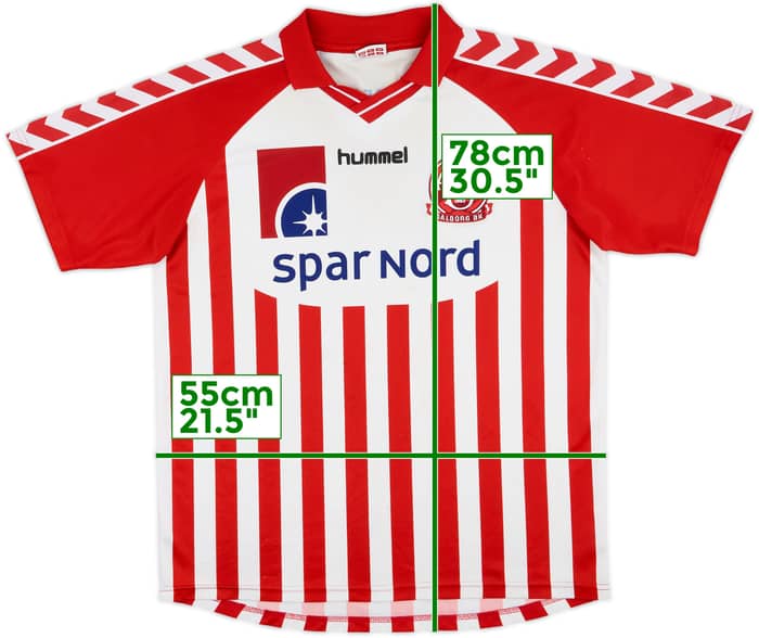 2006-07 AaB Aalborg Home Shirt - 7/10 - (XL)