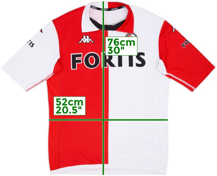 2005-06 Feyenoord Home Shirt - 7/10 - (XXL)